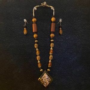 Natural Elements Necklace & Earring Set